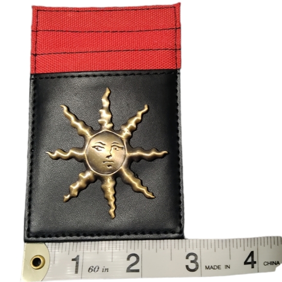 Dark Souls Bandai Namco Praise the Gold Sun Logo Card Wallet - Picture 4 of 5